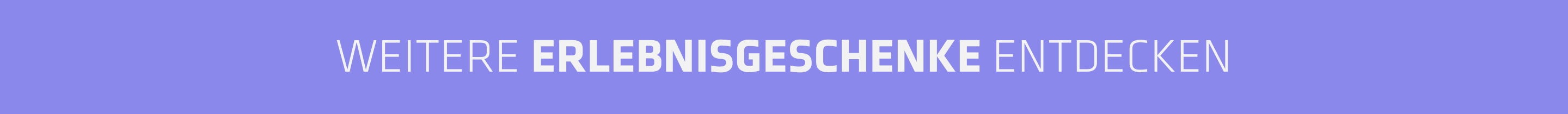 Weitere Erlebnisgeschenke entdecken