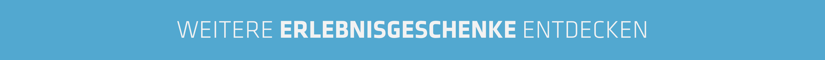 Erlebnisgeschenke