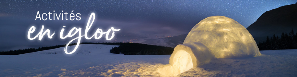 Activités en igloo