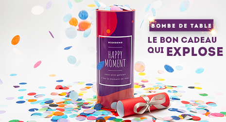 Bombe de table - Le bon cadeau qui explose