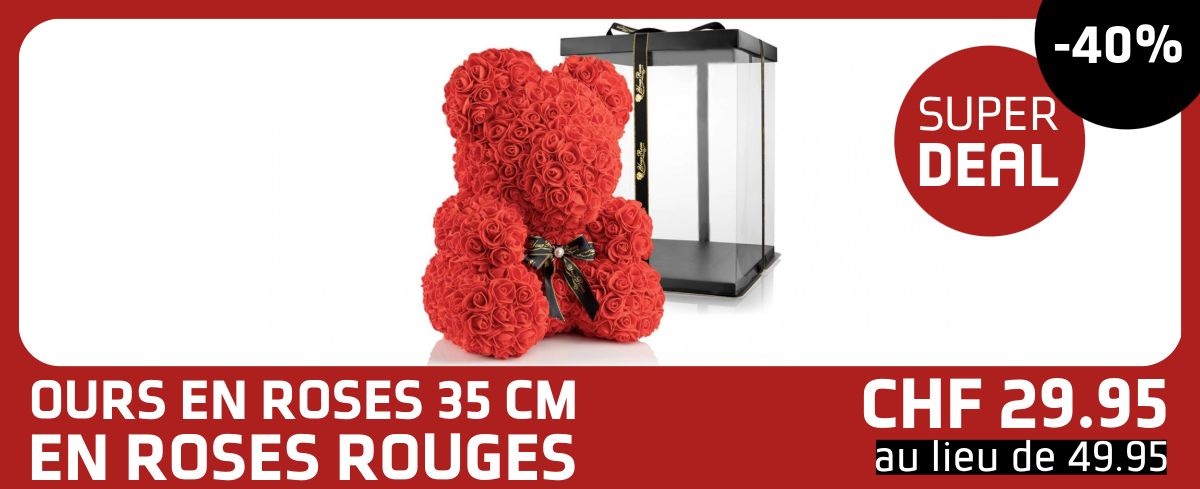 Ours en roses
