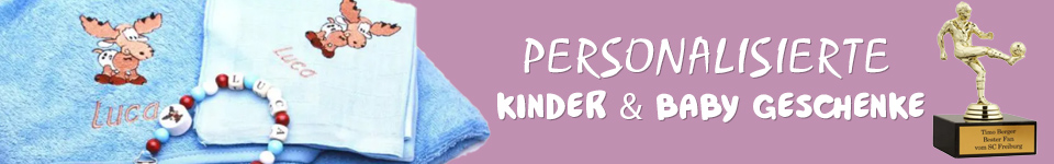 Personalisierte Kindergeschenke & Babygeschenke