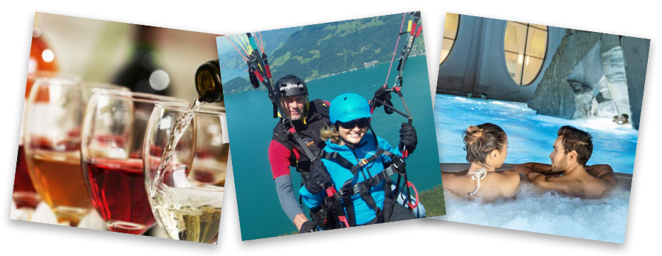 Viele Erlebnisse stehen zur Auswahl