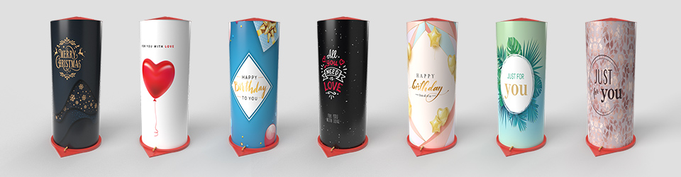 Les designs de nos bombes de table