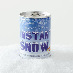 Schnee aus der Dose, 100% Schneegarantie