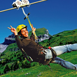 Flying Fox , Längste Seilrutsche Europas | für 2 Personen