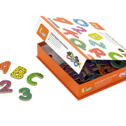 Magnetische Buchstaben & Zahlen, 77-teilig