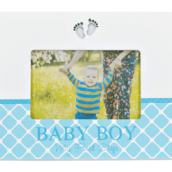Cadre photo bébé LED, Baby Boy
