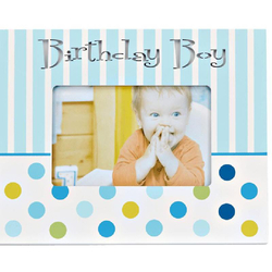 Cadre photo bébé LED, Birthday Boy