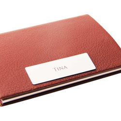 Porte-cartes de visite, avec gravure