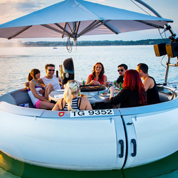 Barbecue auf dem Bodensee, 4 Stunden für 10 Personen
