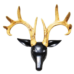 Wanddeko "Hirsch" , 60x45x12cm