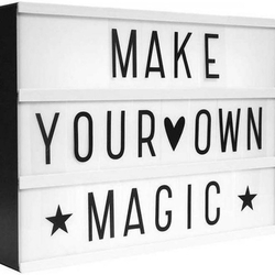 Message box - Vegas, avec 85 lettres & symboles