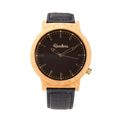 Bambuu Holzuhr, The Maple Black