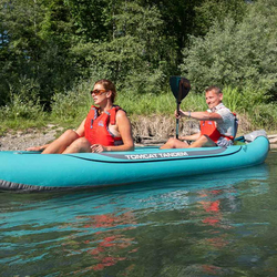 Kajakfahrt auf der Aare , zu zweit