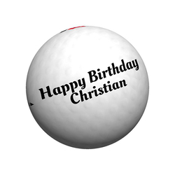 Golfball Wilson DX2 Soft, personalisierbar