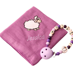 Patte et attache-lolette, personnalisable