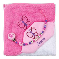 Geschenkset Schmetterling, personalisierbar, 3-teilig