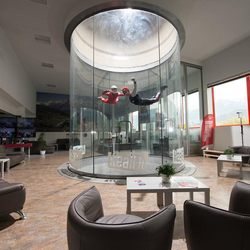Simulateur de chute libre à Sion, 4 vols de bodyflying en soufflerie pour 1 personne