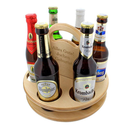 Holz-Bierträger, personalisierbar