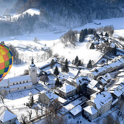 Montgolfière à Gstaad, env. 1h50 de vol pour 1 personne à 3'000 mètres d'altitude