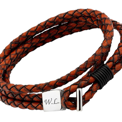 Bracelet en cuir Williams, Personnalisable