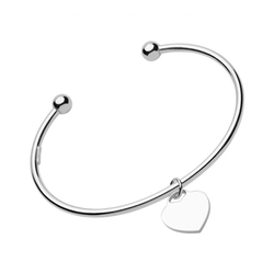 Jonc en argent 925, Avec gravure 