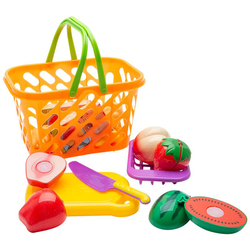 Spielset Früchte, Inkl. Einkaufskörbchen