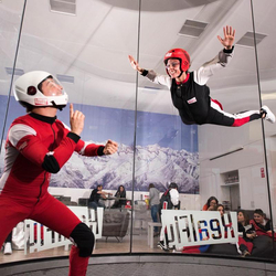 Simulateur de chute libre à Sion, 2 vols de bodyflying en soufflerie pour 1 personne
