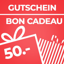 Geschenkgutschein 50.-, Wertgutschein 50 SFr. 