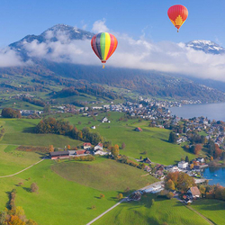 Luzern Ballonfahrt, 2h Flug für 2 Personen