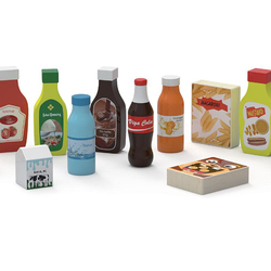 Set d'aliments, En bois