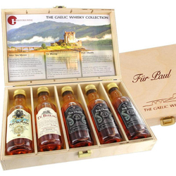 Whisky Collection, 5 Mini Flaschen, personalisierbar
