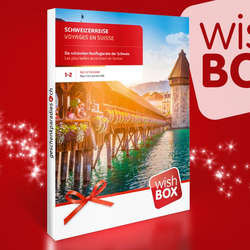 Schweizerreise - Wishbox, 1 Box - über 25 Erlebnisse