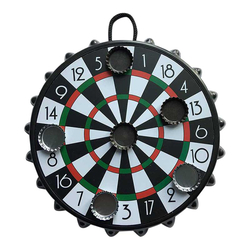 Sous-bock cible, fléchettes