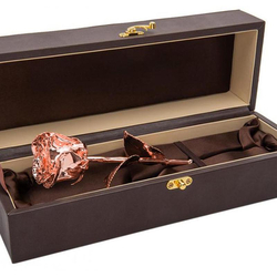 Goldrose rosé, 28 cm - mit Gravur