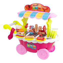 Chariot de jeu pour barbecue, avec lumière et musique