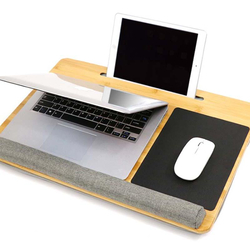 Table d'ordinateur portable en bambou, à emporter