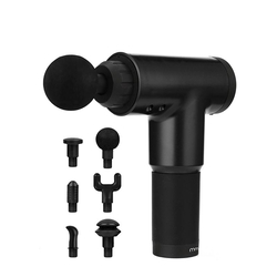 Pistola per massaggi muscolari, con 6 attacchi