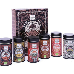 Kakao Geschenkset, 6 Bio Kakaosorten