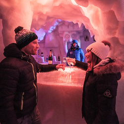 Apéro im Iglu-Dorf, in Les Arcs inkl. Aufschnitt und Käse | 2 Personen