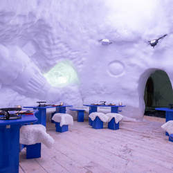 Nuitée en igloo pour 2 personnes, à Val Thorens, avec fondue, apéritif et dessert | en week-end