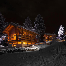 Romantischer Chalet-Aufenthalt, 1 Übernachtung inkl. Frühstück & 1 Jacuzzi-Stunde