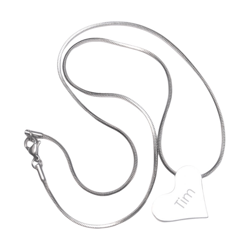 Halskette Herz, mit Gravur