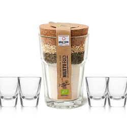 BIO Mojito Geschenkset, inkl. 4 Shot Gläsern