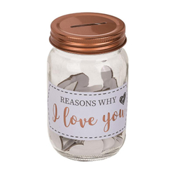 Bocal en verre , 50 Reasons why I love you