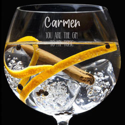 Gin-Tonic Glas, mit Gravur
