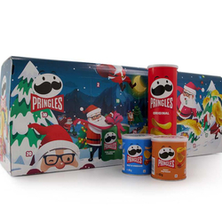 Adventskalender Pringles, blue edition