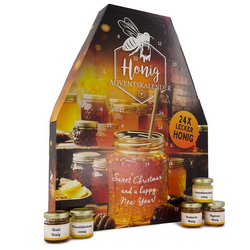 Calendrier de l’Avent miel, 12 sortes de miel délicieuses