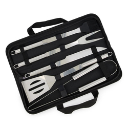 Kompaktes Grillset, 6-teilig & multifunktional